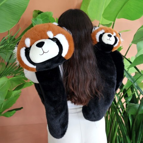 DOUDOU - obciążeniowa pluszowa panda ruda Podcoll Histoire d'Ours, 50 cm, pomarańczowy