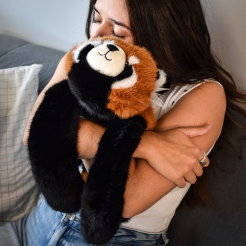 DOUDOU - obciążeniowa pluszowa panda ruda Podcoll Histoire d'Ours, 50 cm, pomarańczowy