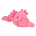DOUDOU - obciążeniowy pluszowy aksolotl Podcoll Histoire d'Ours, 50 cm, różowy neonowy