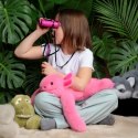 DOUDOU - obciążeniowy pluszowy aksolotl Podcoll Histoire d'Ours, 50 cm, różowy neonowy