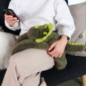 DOUDOU - obciążeniowy pluszowy dinozaur Podcoll Histoire d'Ours, 50 cm, ciemny zielony