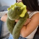 DOUDOU - obciążeniowy pluszowy dinozaur Podcoll Histoire d'Ours, 50 cm, ciemny zielony