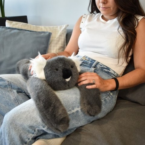DOUDOU - obciążeniowy pluszowy koala Podcoll Histoire d'Ours, 50 cm, ciemny szary