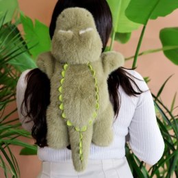 DOUDOU - obciążeniowy pluszowy krokodyl Podcoll Histoire d'Ours, 50 cm, zielony
