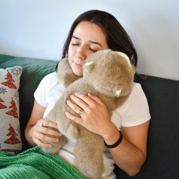 DOUDOU - obciążeniowy pluszowy miś Podcoll Histoire d'Ours, 50 cm, jasny brązowy