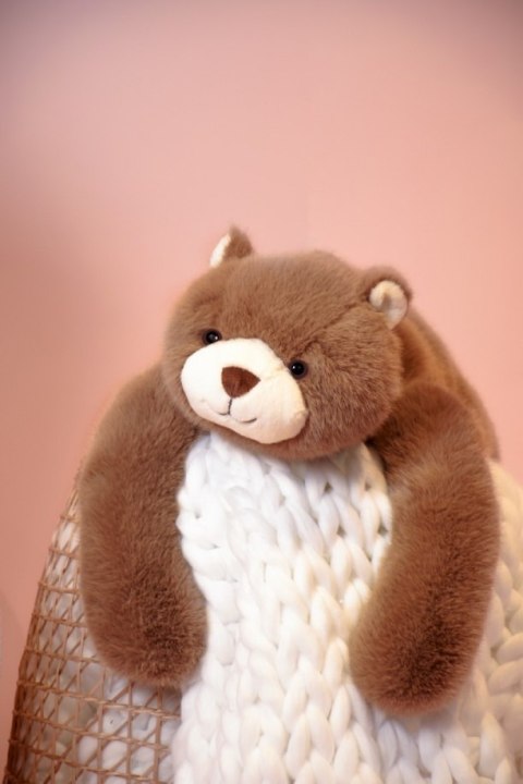 DOUDOU - obciążeniowy pluszowy miś Podcoll Histoire d'Ours, 50 cm, jasny brązowy