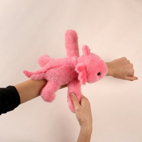 DOUDOU - pluszowa bransoletka slap aksolotl Podcoll, Histoire d'Ours, różowy