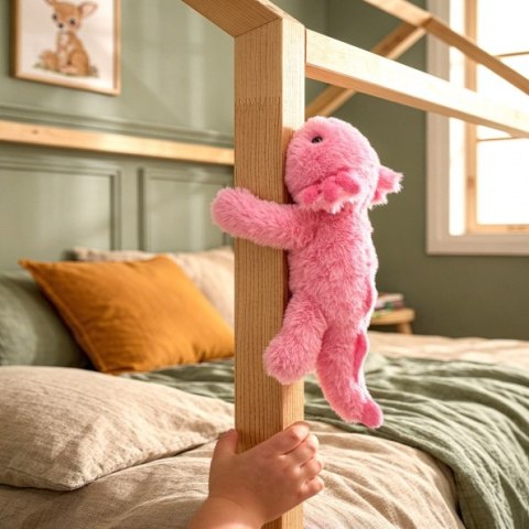 DOUDOU - pluszowa bransoletka slap aksolotl Podcoll, Histoire d'Ours, różowy