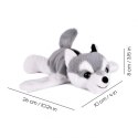 DOUDOU - pluszowa bransoletka slap husky Podcoll, Histoire d'Ours, jasny szary