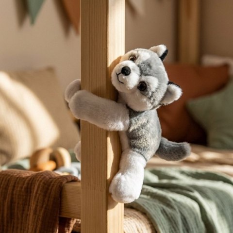 DOUDOU - pluszowa bransoletka slap husky Podcoll, Histoire d'Ours, jasny szary