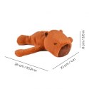 DOUDOU - pluszowa bransoletka slap kapibara Podcoll, Histoire d'Ours, rudy brązowy