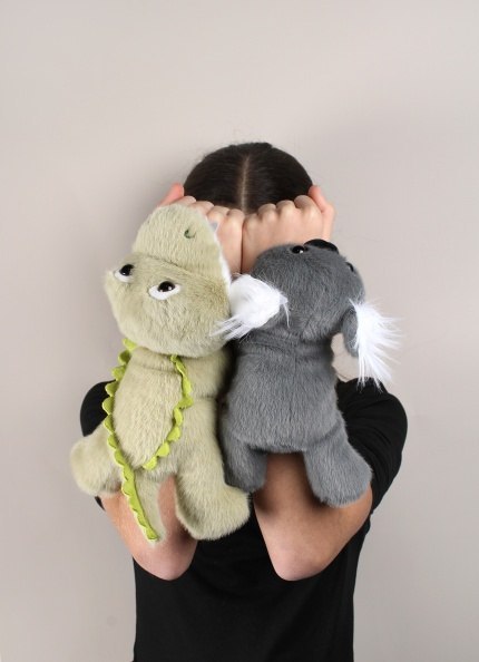 DOUDOU - pluszowa bransoletka slap koala Podcoll, Histoire d'Ours, szary