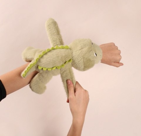 DOUDOU - pluszowa bransoletka slap krokodyl Podcoll, Histoire d'Ours, zielony