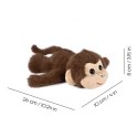 DOUDOU - pluszowa bransoletka slap małpa Podcoll, Histoire d'Ours, brązowy