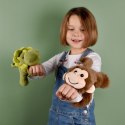 DOUDOU - pluszowa bransoletka slap małpa Podcoll, Histoire d'Ours, brązowy