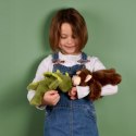 DOUDOU - pluszowa bransoletka slap małpa Podcoll, Histoire d'Ours, brązowy