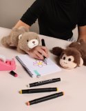 DOUDOU - pluszowa bransoletka slap małpa Podcoll, Histoire d'Ours, brązowy