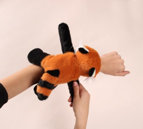 DOUDOU - pluszowa bransoletka slap panda ruda Podcoll, Histoire d'Ours, pomarańczowy
