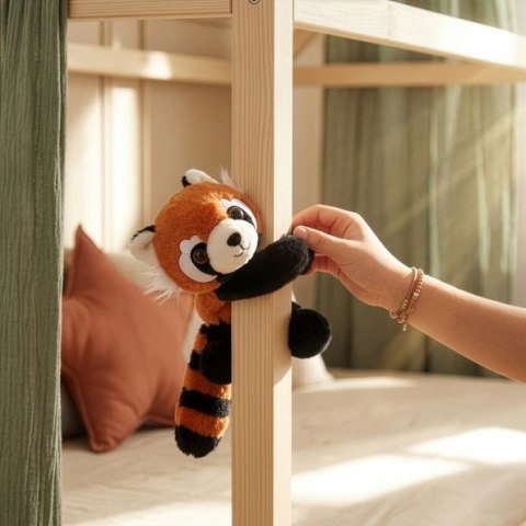 DOUDOU - pluszowa bransoletka slap panda ruda Podcoll, Histoire d'Ours, pomarańczowy