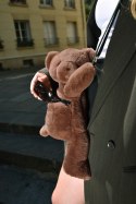 DOUDOU - pluszowa torba na ramię miś, Doudou et Compagnie, brązowy
