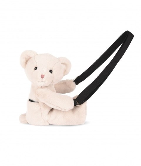 DOUDOU - pluszowa torba na ramię miś, Doudou et Compagnie, kość słoniowa