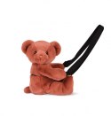 DOUDOU - pluszowa torba na ramię miś, Doudou et Compagnie, terakota