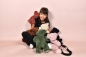 DOUDOU - pluszowa torba na ramię miś, Doudou et Compagnie, terakota