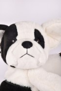 DOUDOU - pluszowa torba na ramię pies, Doudou et Compagnie, czarno-biały