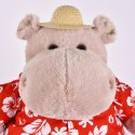 DOUDOU - pluszowy hipopotam ALOHA Histoire d'Ours, 38 cm, pudrowy