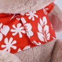DOUDOU - pluszowy hipopotam ALOHA Histoire d'Ours, 38 cm, pudrowy