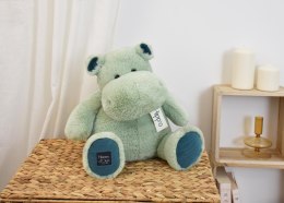 DOUDOU - pluszowy hipopotam AMANDE Histoire d'Ours, 40 cm, zielony