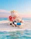 DOUDOU - pluszowy hipopotam Bubble Beach Histoire d'Ours, 20 cm, pudrowy