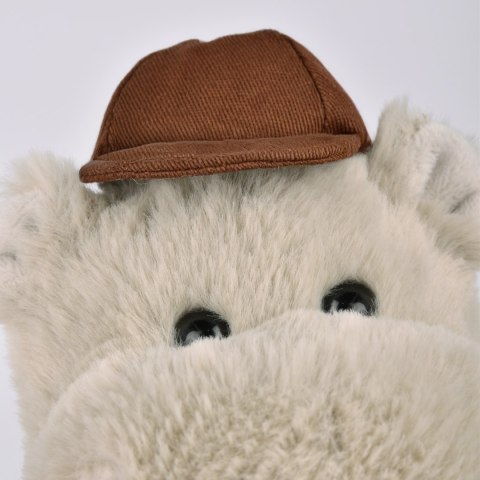 DOUDOU - pluszowy hipopotam HELLO BROOK Histoire d'Ours, 20 cm, beżowy