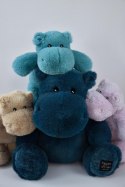 DOUDOU - pluszowy hipopotam HIP'POP Histoire d'Ours, 40 cm, morski granatowy