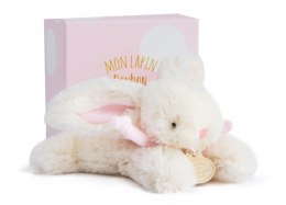 DOUDOU - pluszowy królik Bonbon Doudou et Compagnie, 16 cm, różowy