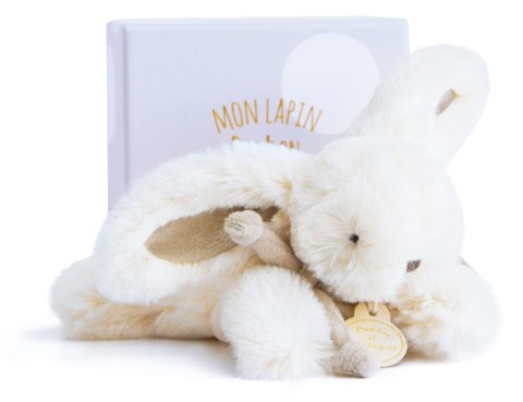 DOUDOU - pluszowy królik Bonbon Doudou et Compagnie, 16 cm, szary