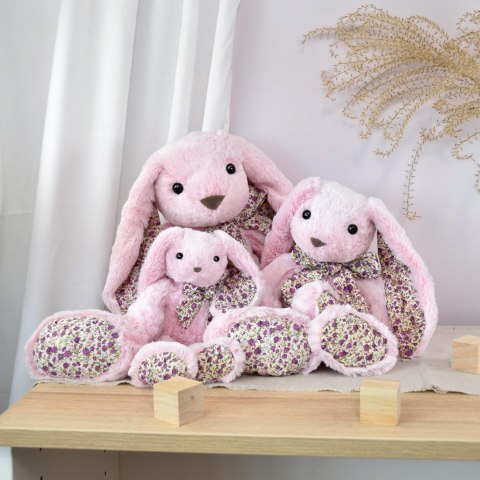 DOUDOU - pluszowy królik Histoire d'Ours, 25 cm, różowy