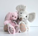 DOUDOU - pluszowy królik Histoire d'Ours, 25 cm, różowy