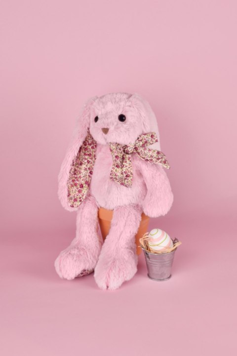 DOUDOU - pluszowy królik Histoire d'Ours, 40 cm, różowy