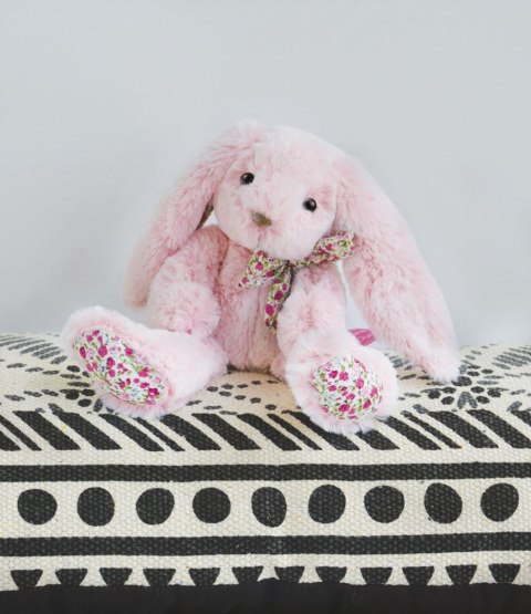DOUDOU - pluszowy królik Histoire d'Ours, 40 cm, różowy