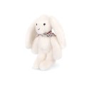 DOUDOU - pluszowy królik Lapin Fleurette Doudou et Compagnie, 25 cm, biały