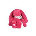 DOUDOU - pluszowy królik Lapin Fleurette Doudou et Compagnie, 25 cm, fuksja
