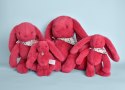 DOUDOU - pluszowy królik Lapin Fleurette Doudou et Compagnie, 25 cm, fuksja