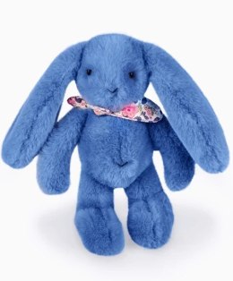 DOUDOU - pluszowy królik Lapin Fleurette Doudou et Compagnie, 25 cm, niebieski
