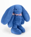DOUDOU - pluszowy królik Lapin Fleurette Doudou et Compagnie, 25 cm, niebieski
