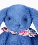 DOUDOU - pluszowy królik Lapin Fleurette Doudou et Compagnie, 25 cm, niebieski