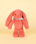 DOUDOU - pluszowy królik Lapin Fleurette Doudou et Compagnie, 25 cm, terakota