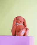 DOUDOU - pluszowy królik Lapin Fleurette Doudou et Compagnie, 25 cm, terakota