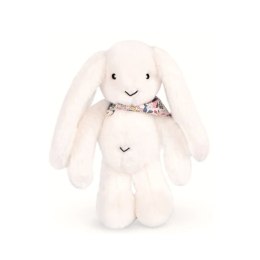 DOUDOU - pluszowy królik Lapin Fleurette Doudou et Compagnie, 35 cm, biały