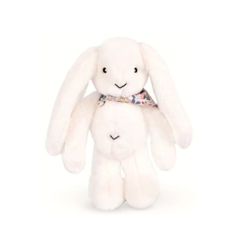 DOUDOU - pluszowy królik Lapin Fleurette Doudou et Compagnie, 35 cm, biały